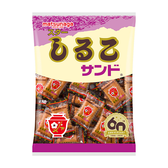【松永製菓】スターしるこサンド 110g(18袋入)