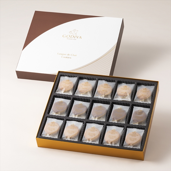 【GODIVA】ラングドシャ クッキーアソートメント 52枚入