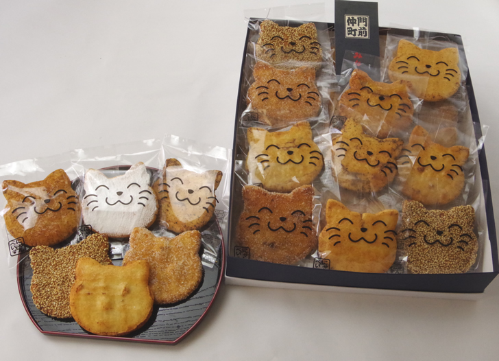 猫煎餅にゃんべい（40枚入り箱）