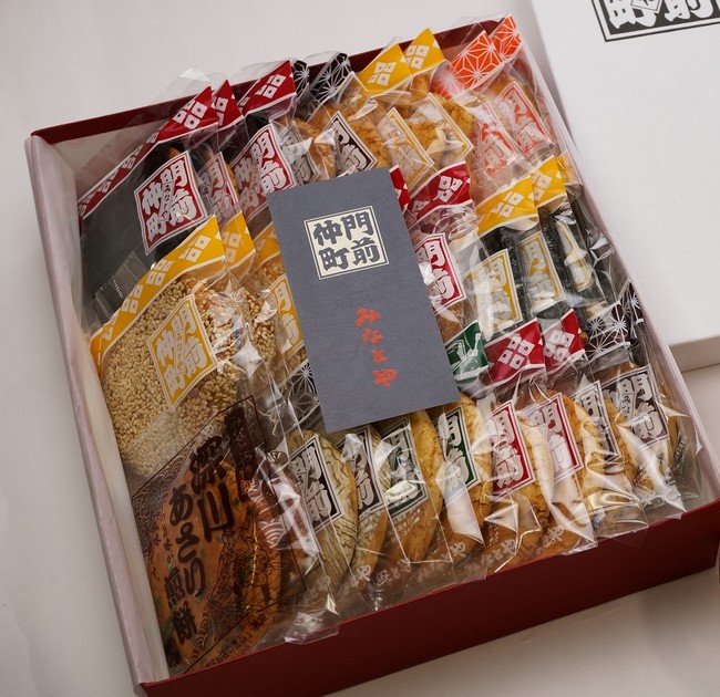 煎餅のご進物煎餅詰め合わせ26枚入り進物箱（4号箱）